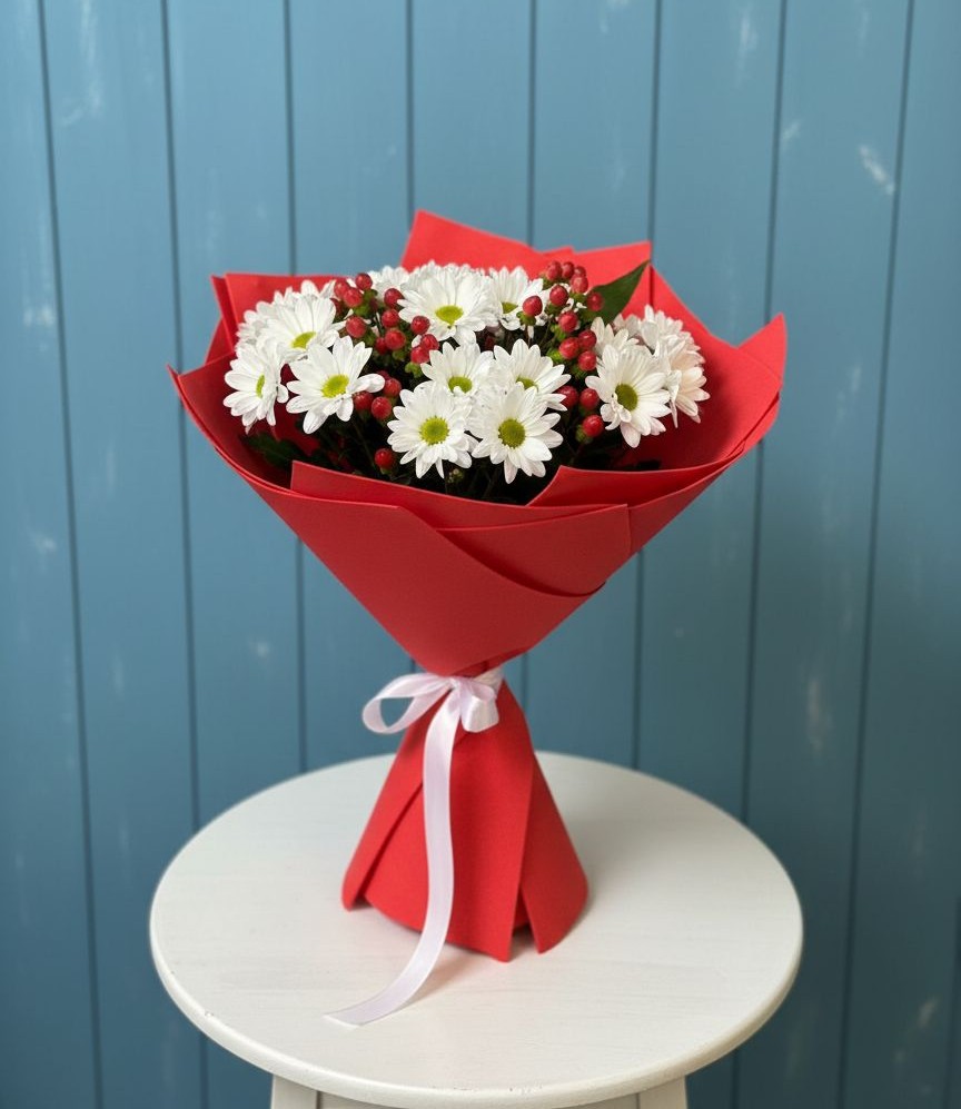 Букет цветов из: Хризантемы в Инском