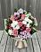Букет цветов из: Альстромерии, Гвоздики, Розы и Хризантемы в Инском
