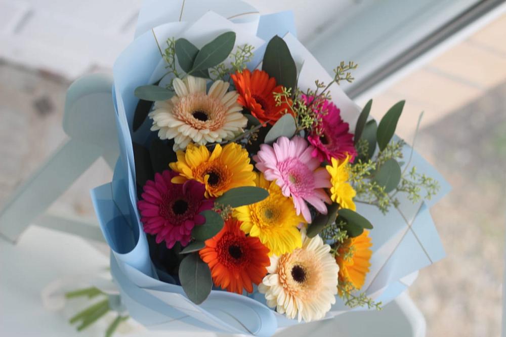 Букет цветов из: Герберы в Инском