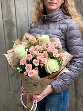 Букет цветов из:  Розы в Инском