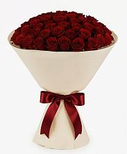 Букет 101 Бордовая роза Блэк Бакарра в Инском