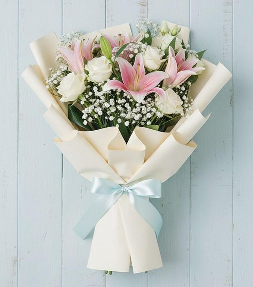 Букет цветов из: Лилии в Инском