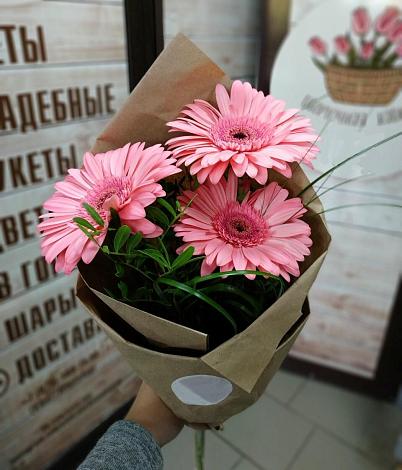 Букет цветов из: Герберы в Инском