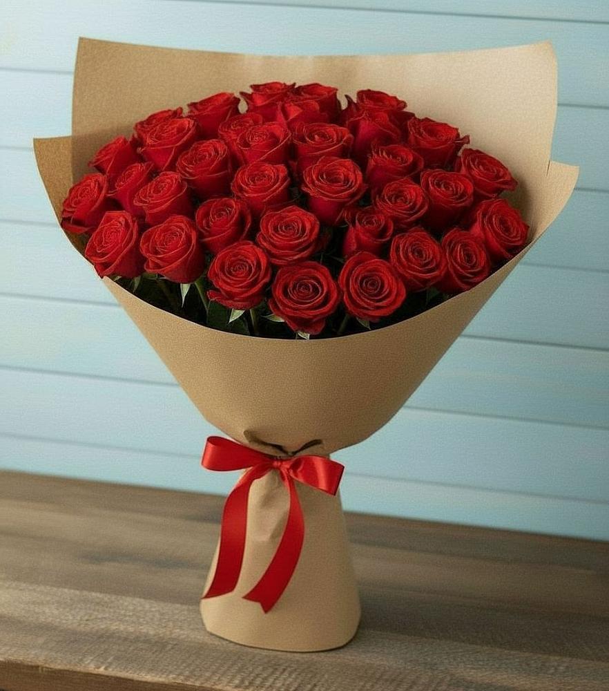 Букет Красные розы Милано в Инском