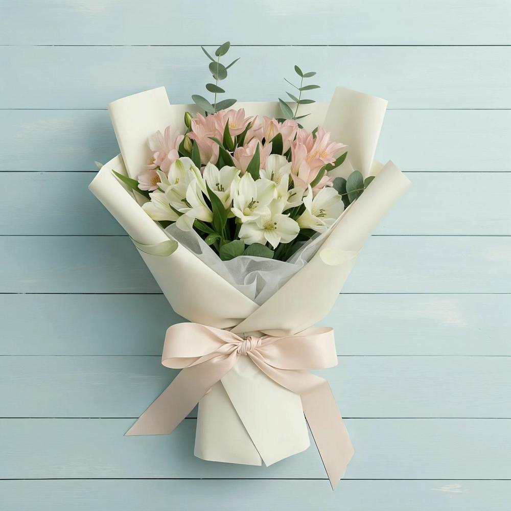 Букет цветов из: Альстромерии в Инском