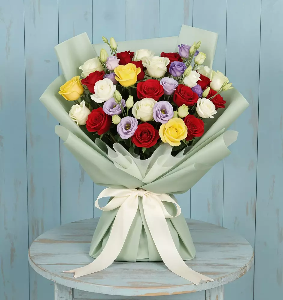 Букет цветов из: Розы в Инском