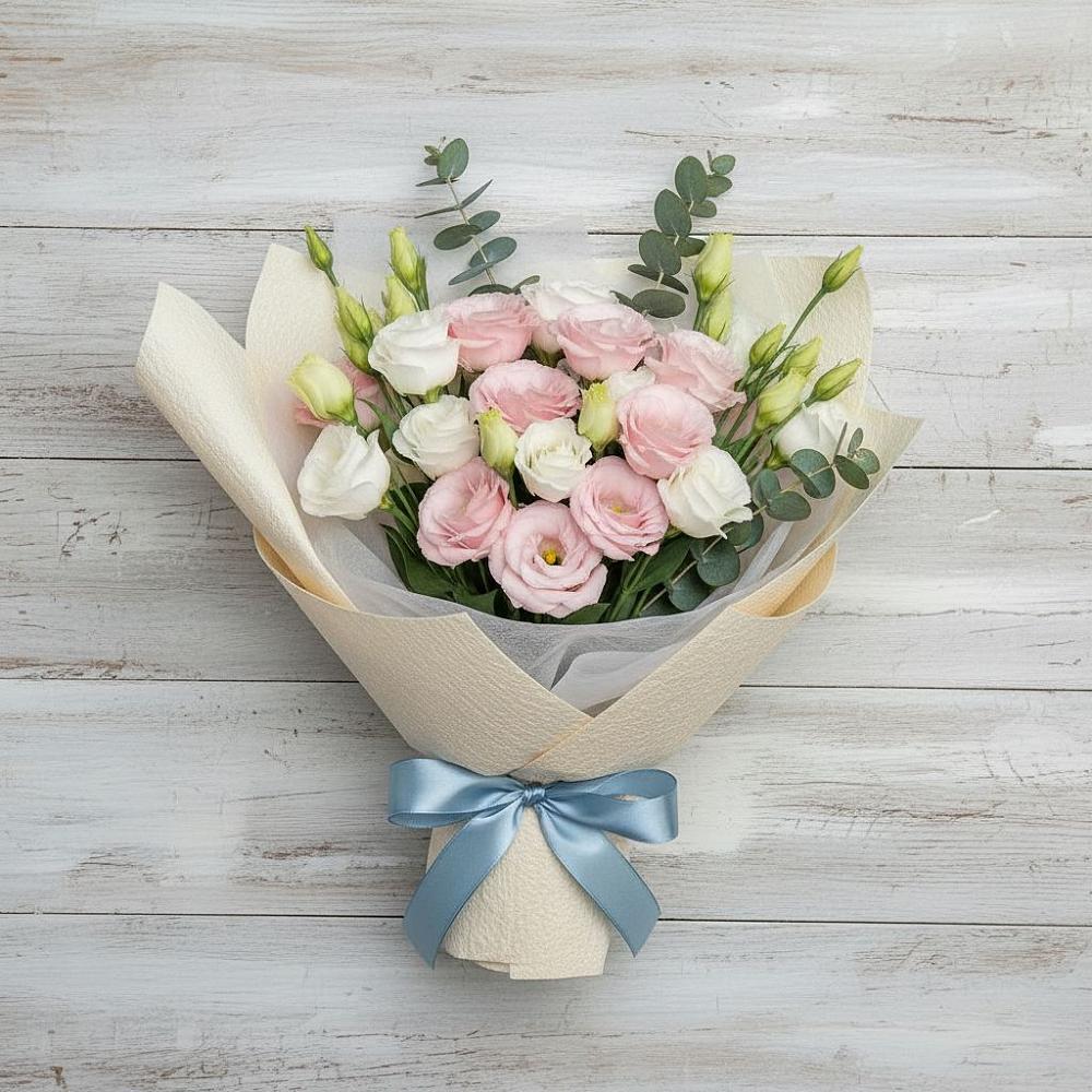 Букет цветов из: Лизиантусы в Инском